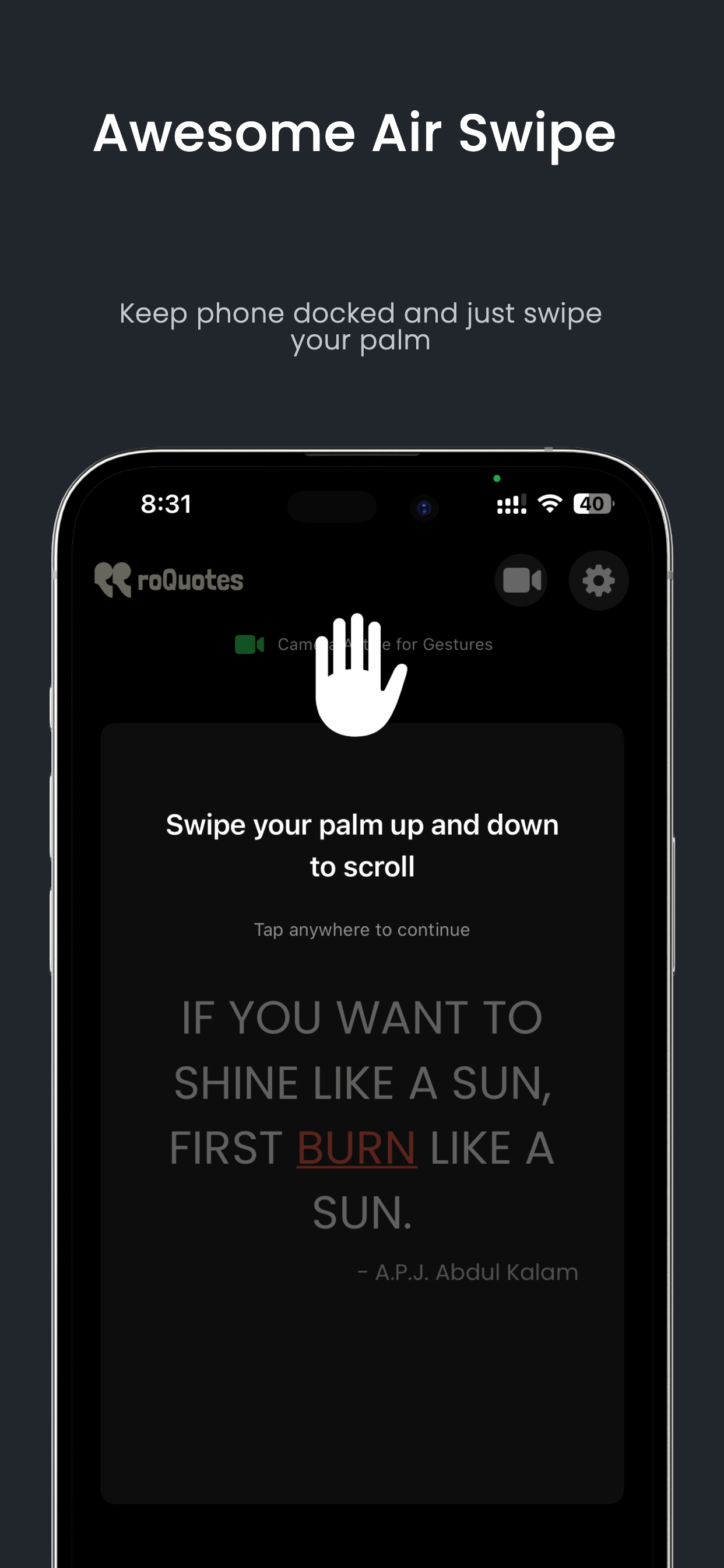 roQuotes Screenshot 1